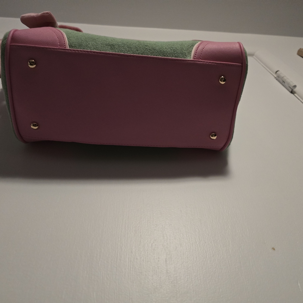 Juicy Couture Pink and Green Strawberry Accent Tote - Picture 2 of 3